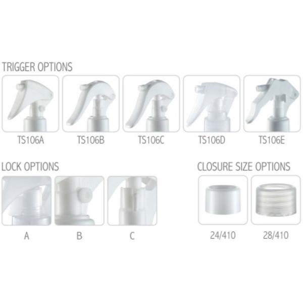 JL-TS106D Portable Mouse Shape Roate Lock Mini Trigger Sprayer 24/410 28/40 For Home Garden Cleaning