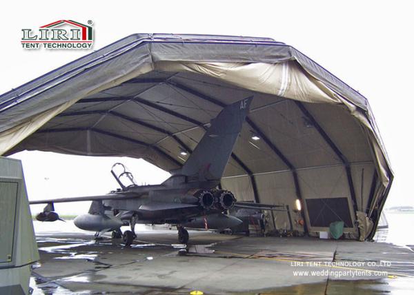 barraca exterior provisória do hangar do avião dos aviões de 15m x de 30M TFS para o hangar da manutenção