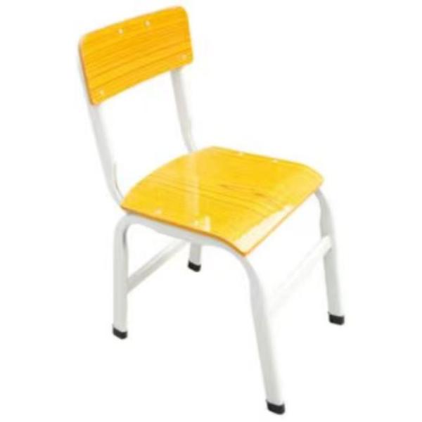 Large Steel Frame Wood Seat School Chair for Students and Teachers