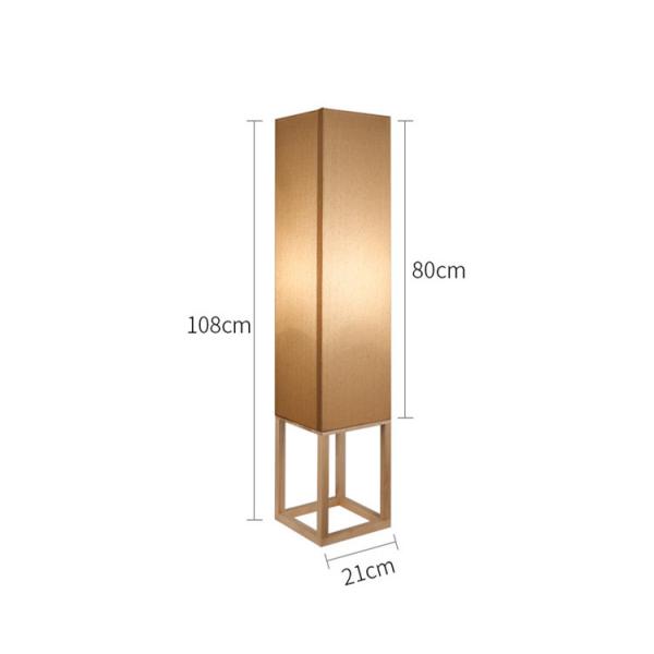 Modern Wood Floor Lamps for Living Room Wooden Fabric Standing Lamps minimalist lamp(WH-MFL-09)