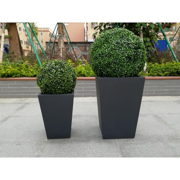 Hand Carved Design Fiber Clay Planter Modern Style Waterproof And Fireproof Durable