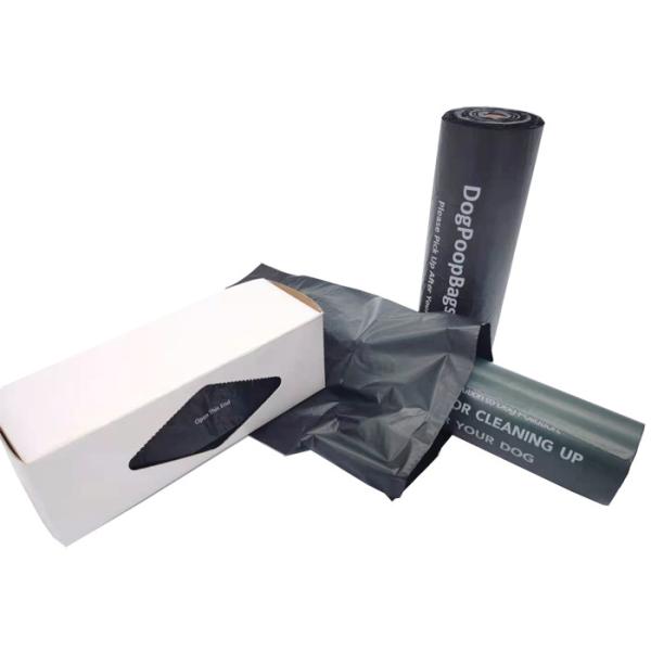 Poly Thickness 0.8Mil Dog Waste Bags Flat Bottom Seal