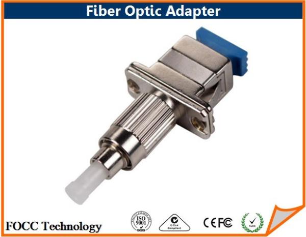 FC to LC Male to Female Hybrid Fiber Adapter Connected For Optical Fiber Cables