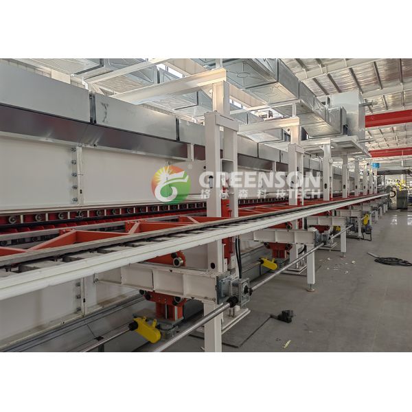 Fully Automatic Rock Wool Sandwich Panel Production Line Easy To Operate With 380V 50Hz 3phases For Prefab Buildings