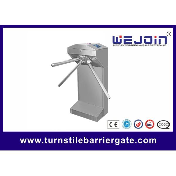 Half Height Access Control Turnstile Gate Outdoor 304 Stainless Steel Cabinet