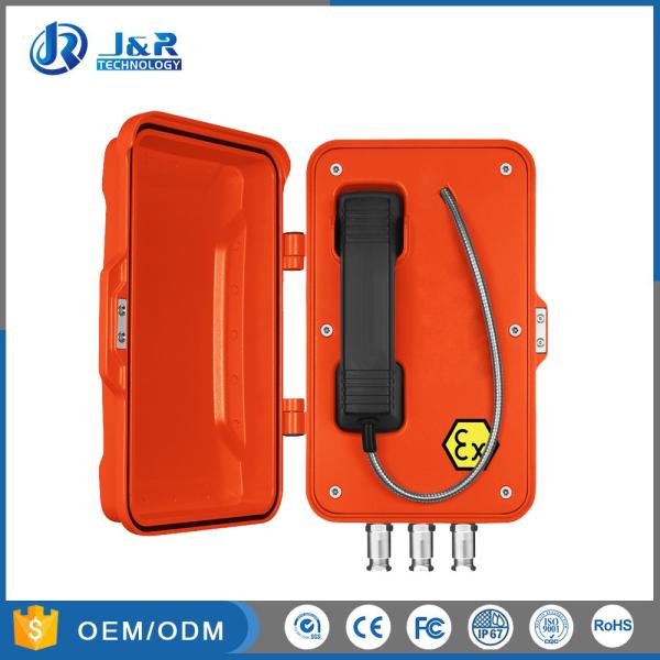 Linha VoIP Industrial Antitérmico Telefone Anti Explosão Com Garantia de Dois Anos