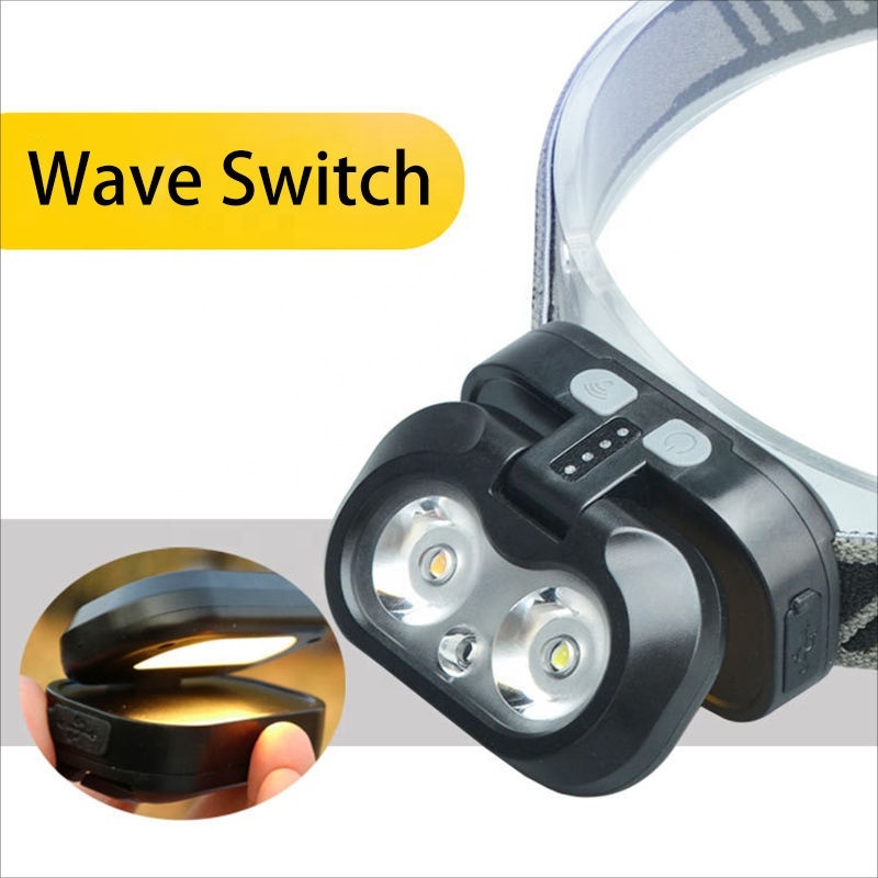 Factory direct sale USB rechargeable portable mountain climbing cycling front lamp