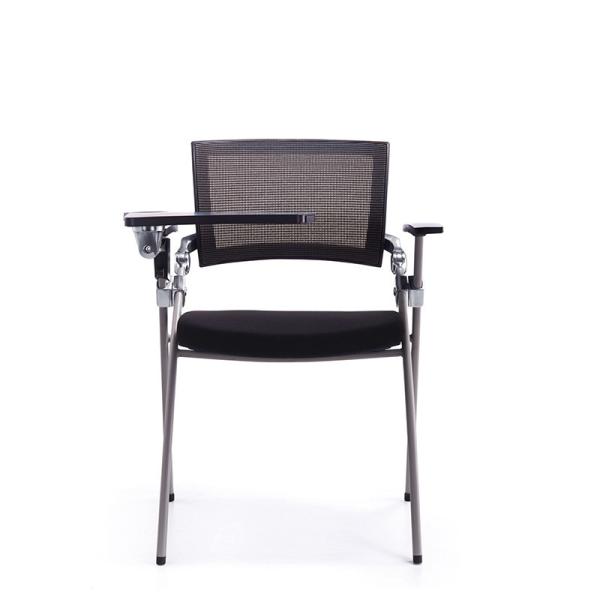 Home Office Mesa cadeiras dobráveis Ergonômica malha encosto e apoios de braço para design moderno