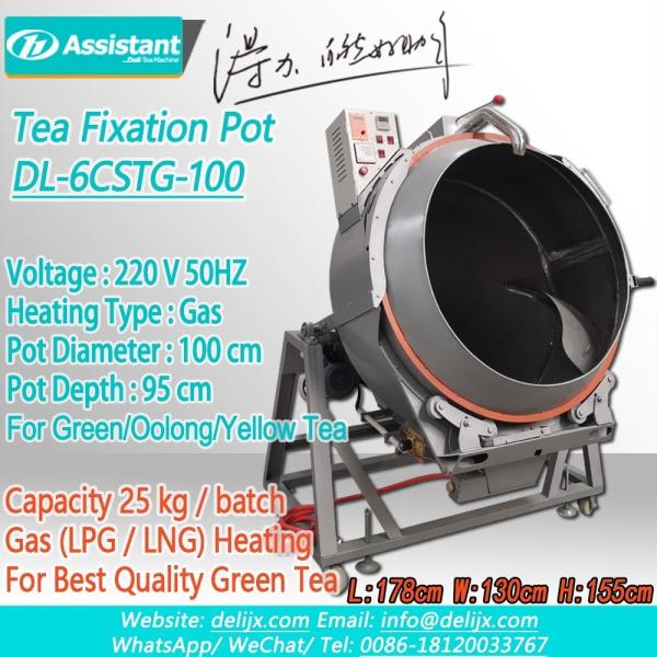 DL-6CSTG-100 Tea Fixation Production Machine for Optimal Tea Fixing at 220/50 V/Hz