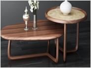 Full Solid Wood Coffee Table / Living Spaces Furniture Painting Finishing
