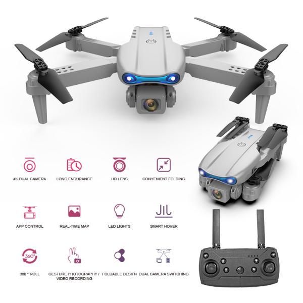 Drone de fotografia aérea profissional com conexão WiFi / controle APP