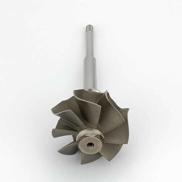 MS-TECH Turbo RHF5 Arbre de roue de la turbine VJ26 VJ33 Turbos adaptés Ind 44,8 mm Exd 40,2 mm Lames 8