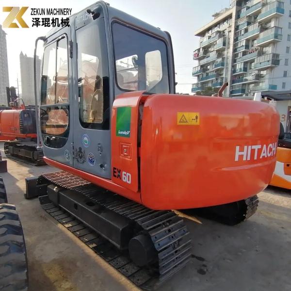 2018 Original Usado Hitachi EX60 Excavator Crawler Machine EX60-5 com válvula hidráulica