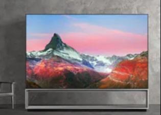 Full Color Flat Screen LED TV , Wide Viewing Angle Led Tv Digital 4K Home 55