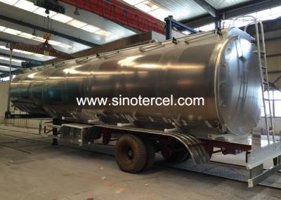 30000ltr Fuel Tank Semi Trailer Tanker With Rim 8.0 12pcs Loading
