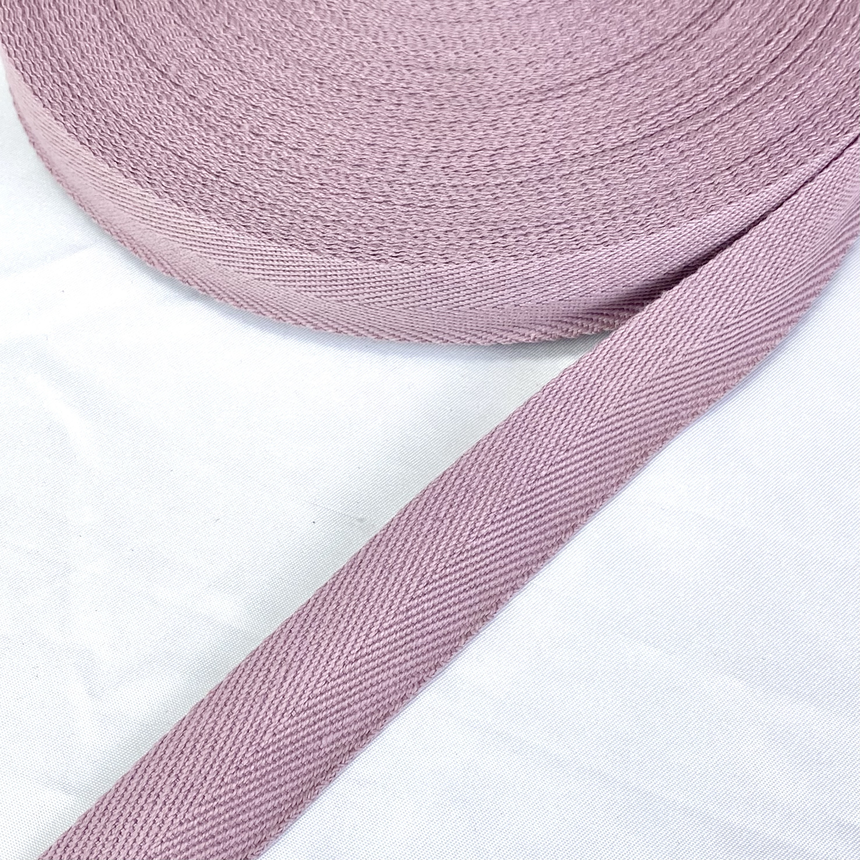 Herringbone polyester-cotton webbing Various colors Backpack strap Belt Handbag strap