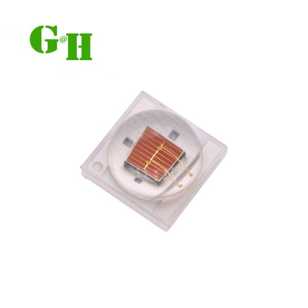 SMD 3535 IR LED featuring 100mW per steradian luminous intensity designed for machine vision security cameras and remote control devices
