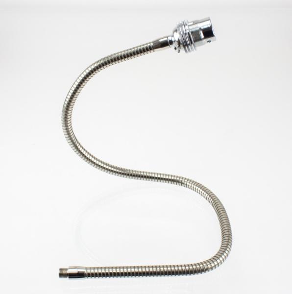 M10 Tablet Floor Stand Gooseneck Arm Male Female Chrome Metal Hose