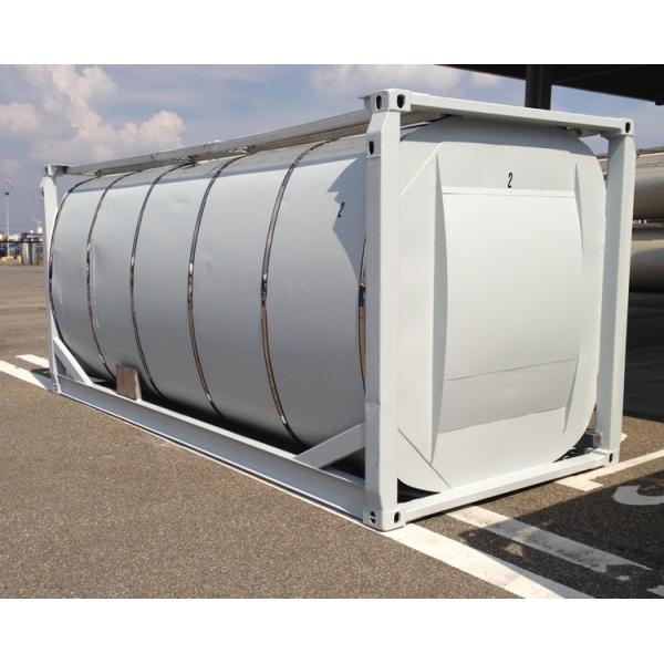 Un T14 PE PTFE Rubber Lining 20FT ISO Tank Container for Concentrated Sulfuric Acid and Hydrochloric Acid S