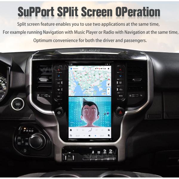 Блок андроида 11 главный на автомобильный радиоприемник Ram 20-23 доджа экран касания 11,8 дюймов