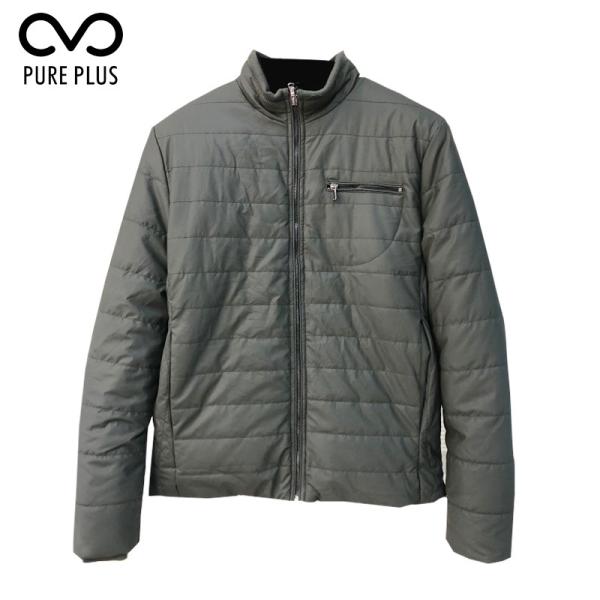 Mens Short Uniqlo Warm Padded Coat With Quited Fur Lining Adjustable Cuffs