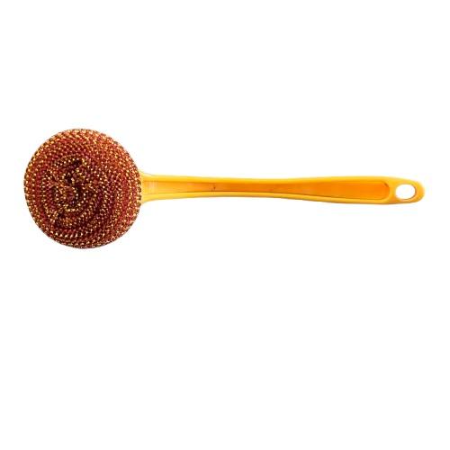 Stainless Steel Cleaning Brush with Ergonomic Handle