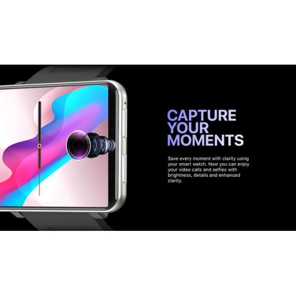 4G браслет фитнеса женщин DM100 людей дозора большого экрана камеры 5MP 2700mAh андроида 7,1 SmartWatch 3GB 32GB GPS Wifi умный