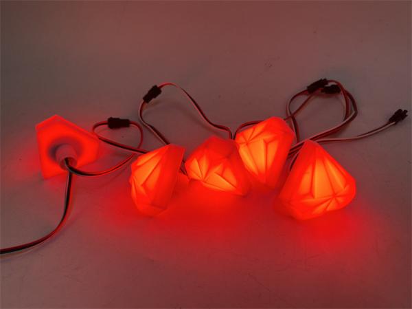 Logo personnalisé Permanent extérieur LED lumières de Noël étanche lumière de jardin