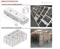 quarto desinfetado 1000 de Softwall da farmácia da classe de 110V 60HZ com filtragem de HEPA