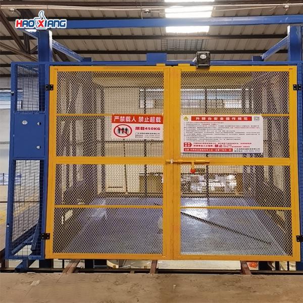 Ascenseurs de plateau de chargement hydraulique de 4 m