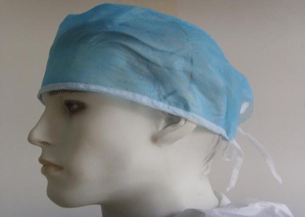 2018 High quality disposable non woven surgical doctor cap tie on