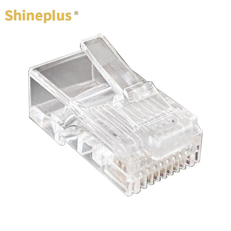 RJ45 кристаллическая головка 8P8C CAT5E отверстие 1.0 штатива двойной ленты щит, кабель кристаллической головы