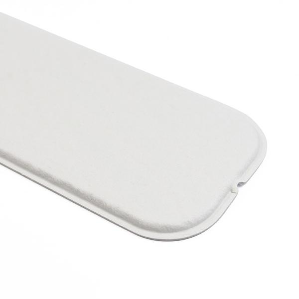 Biodegradable Paper White Molded Pulp Tray With Elastic Rope For Electric Toothbrush