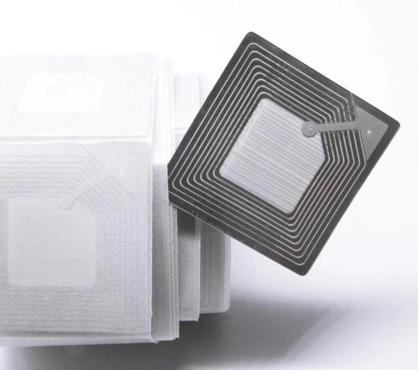 50*50mm Loss Prevention Anti Theft EAS Adhesive 5X5 Anti Theft RF Barcode Soft Label Security Sticker -50mm*50mm