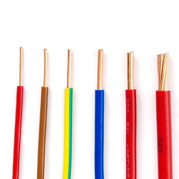 450/750V Rated Voltage PVC Insulated Copper Wire 2.5mm 4mm for Electrical Installation