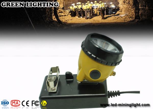 6.8Ah Rechargeable Li - Ion Battery Miners Helmet Lamp With 15000Lux Brightness