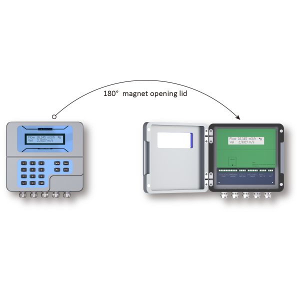 ST502 WallMounted Ultrasonic Flow Meter Equipped with Advanced Digital Signal Processing for Consistent Liquid Flow Monitoring
