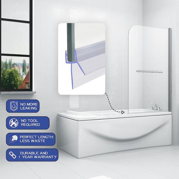 Screen Door Seal Strip For Bathroom Shower Door Cutting Service with Waterproof Strip