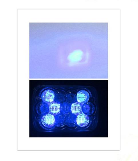7 inch 5D Square LED work Lights white color with High / Low Beam 15pcs*3w Epistar for off road vehicle