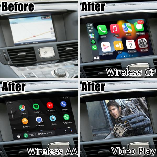 Infiniti Q70 M35 M37 Nissan Fuga беспроводное автомобильное решение для Android IT08 08IT