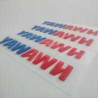 Étiquettes de T-shirts en caoutchouc épais à chaud adhésif à fusion chaude étiquettes de transfert de chaleur pour vêtements
