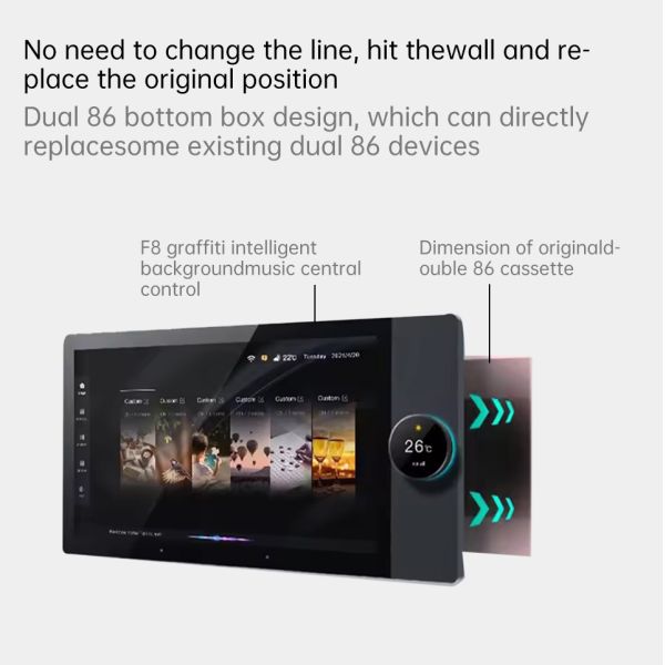 Android IPS HD Touch Smart Home Control Panel ZigBee 3.0 Security Hub