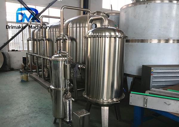Água elétrica de 5000 L/H do sistema do tratamento da água Sus304 que refina o equipamento