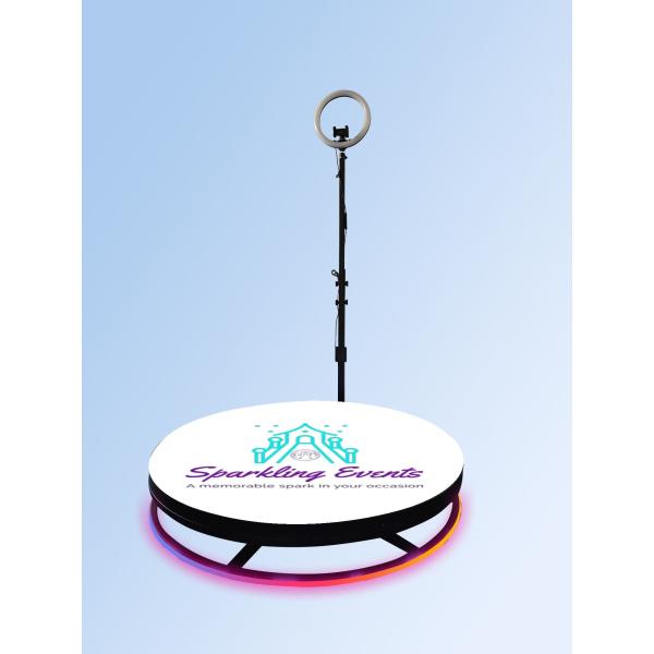 Automatic 360 Video Photo Booth 100 CM For Wedding Live Streaming Party