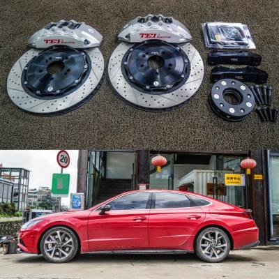 Pistão 6 que compete a competência alta e as pastilhas dos freios do disco do carbono de Kit With 355*32 milímetro do freio do compasso de calibre para Hyudnai Santana borda de 18 polegadas