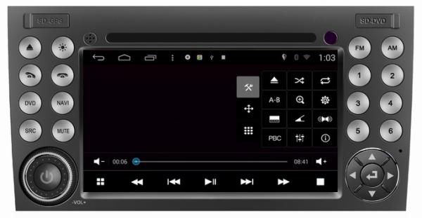 Ouchuangbo autoradio DVD gps multimedia Mercedes Benz SLK 350 android 4.4 OS support 4 cor