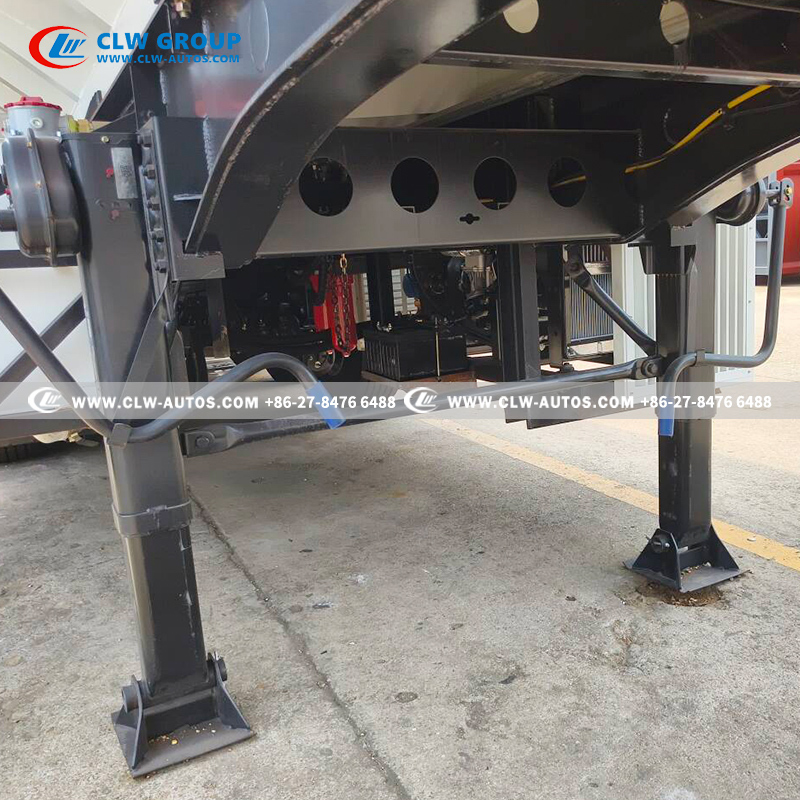 66 CBM Animal Bulk Feed Trailer for Poultry and Livestock Feed Transport