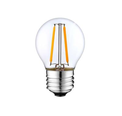 Clear Golf Ball Edison Filament Bulbs 4w 400lm G45 E27 Led Filament Mini Globe Bulb