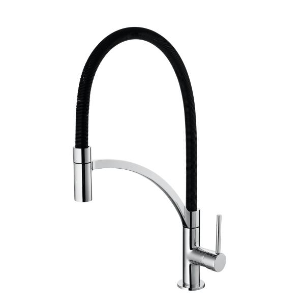 Stainless Steel Spring Kitchen Mixer Faucet