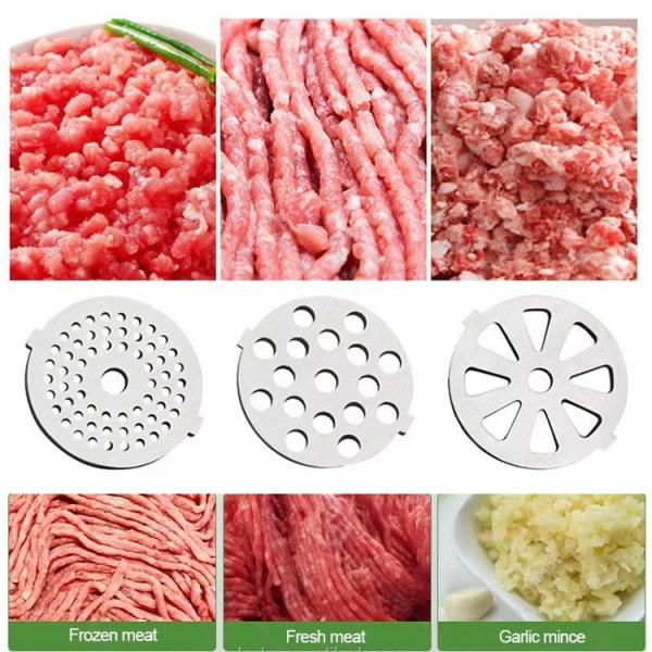 Picadora de carne industrial 600KG/H 2.2KW Máquina picadora de acero inoxidable